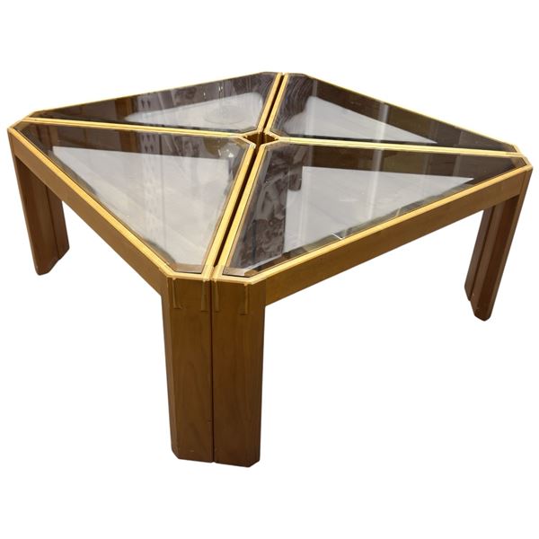 Mid Century Modular Design 4 Piece Coffee Table