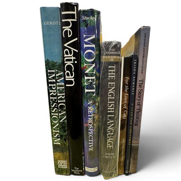 Collection of Coffee Table Books Mostly Art Books: Monet, the Vatican, American Impressionism +