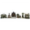 Image 1 : Collection of 6 Christmas Village Buildings 4-6" in Height