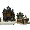 Image 3 : Collection of 6 Christmas Village Buildings 4-6" in Height