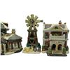 Image 4 : Collection of 6 Christmas Village Buildings 4-6" in Height