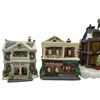 Image 2 : Collection of 6 Christmas Village Buildings 4-6" in Height