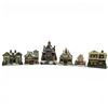 Image 1 : Collection of 6 Christmas Village Buildings 4-6" in Height
