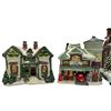 Image 2 : Collection of 6 Christmas Village Buildings 4-6" in Height