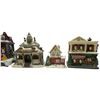 Image 4 : Collection of 6 Christmas Village Buildings 4-6" in Height