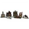 Image 1 : Collection of 7 Christmas Village Buildings 4-6" in Height