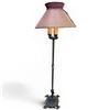 Image 1 : Vintage Bronze 3 Bulb Adjustable Height and Tilt Floor Lamp
