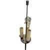 Image 3 : Vintage Bronze 3 Bulb Adjustable Height and Tilt Floor Lamp