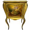 Image 2 : Early 20th Century French Vernis Martin Bombe Style Cabinet 27x67x13"