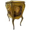 Image 4 : Early 20th Century French Vernis Martin Bombe Style Cabinet 27x67x13"