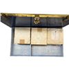 Image 2 : Large Steamer Trunk Filled with Collector Plates - Trunk is 35x20x19"
