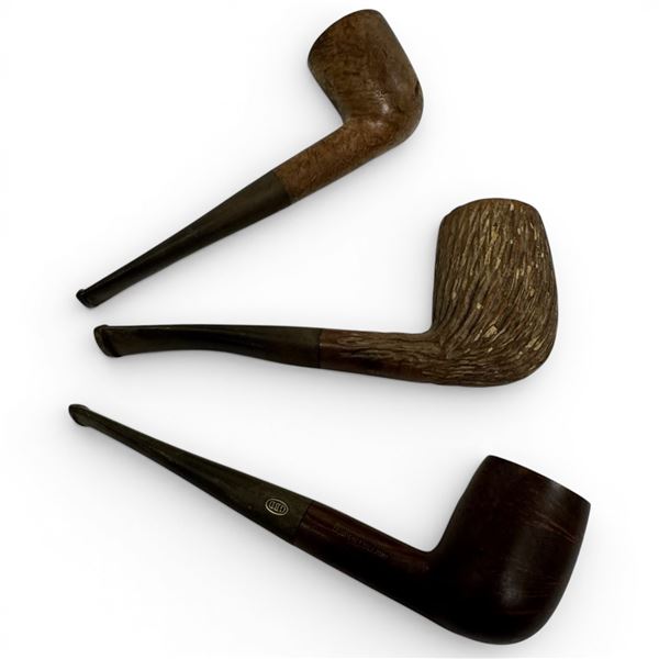 Trio of Vintage Tobacco Pipes: GBD 9134, Verona and Dr Grabow Savoy