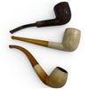 Image 1 : 3 Collectable Pipes: Turkish Lee Van Cleef Style Meerschaum, Premier Rustic and Carved Meerschaum