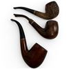 Image 1 : Set of 3 Vintage Pipes: Mypal Italy, Yello-Bole Carburetor Genuine Briar 9567S & Medico Bent Briar