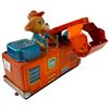 Image 2 : 1950s-60s Japanese Tin Toys "Shuttle Dog Train" & "Tom & Dick Railroad Handcar" - As found condition