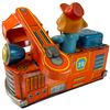 Image 3 : 1950s-60s Japanese Tin Toys "Shuttle Dog Train" & "Tom & Dick Railroad Handcar" - As found condition