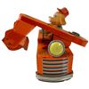 Image 5 : 1950s-60s Japanese Tin Toys "Shuttle Dog Train" & "Tom & Dick Railroad Handcar" - As found condition