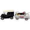 Image 2 : Vintage Tin Model T Style Toy and Diecast "1996 Texaco Fire Chief" Car
