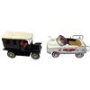 Image 3 : Vintage Tin Model T Style Toy and Diecast "1996 Texaco Fire Chief" Car