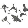 Image 4 : LEGO Space Minifigs, 1986 Ernie the Astronaut Pewter Charms, & Star Trek Game Pieces
