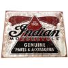 Image 4 : 6 Motorcycle Themed Metal Novelty Signs - Harley Davidson & Indian Motorcycle