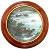 Image 3 : 2 Framed Imperial Jingdezhen Porcelain Collector Plates & 1 Auto Themed Wall Plaque