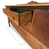 Image 4 : Antique Oak Sideboard Circa: 1900 (21" X 66" X 38" Tall)
