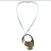 Image 1 : Mid-Century Birks Sterling Modernist Pendant Necklace in Birks Blue Box - Fully Hallmarked (Weight: 
