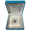 Image 1 : Birks Sterling Spider Brooch with Marcquistie Gemstones in Blue Birks Box * Fully Hallmarked (Total 