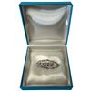 Image 1 : Birks Sterling Silver & Marcasite Brooch in Blue Birks Box - Fully Hallmarked - Brooch is 50 x 21 cm