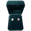 Image 2 : 14KT Gold One Carat Diamonelle Stud Earrings