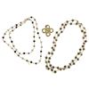 Image 1 : Swarovski Crystal 26" & 36" Bezel Set Gold-Tone Necklaces & 1.25"  Brooch - All are signed