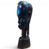 Image 1 : Kenyan Hand Carved African Woman Ebony Wood Sculpture 9" Tall