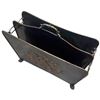 Image 3 : Vintage French Hammered Copper Magazine Rack 17x7x14"