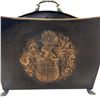 Image 4 : Vintage French Hammered Copper Magazine Rack 17x7x14"