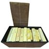 Image 1 : Ottomon Foot Stool Storage Chest Filled with Collectable Plates