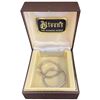 Image 1 : 14KT White Gold Hoop Earrings (23 mm diameter) - Total weight: 3.5 grams