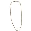 Image 1 : 10KT Gold 16" Box Link Chain - Total weight: 3.4 grams