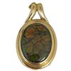 Image 3 : Korite 14KT Gold and Ammolite Pendant - 16.5 x 27.7mm Pendant (Total weight: 4.6 grams)