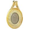 Image 4 : Korite 14KT Gold and Ammolite Pendant - 16.5 x 27.7mm Pendant (Total weight: 4.6 grams)
