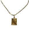 Image 1 : 10KT Gold Peace Dove Pendant Necklace -13.5 x 19.5 mm pendant on 20" Chain (Total weight: 10.3 grams