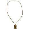 Image 2 : 10KT Gold Peace Dove Pendant Necklace -13.5 x 19.5 mm pendant on 20" Chain (Total weight: 10.3 grams