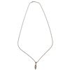 Image 3 : 10KT Gold Caged Pearl Necklace - 4.5 mm caged pearl pendant on 18" chain (Total weight: 1.9 grams)