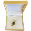 Image 1 : Korite 14KT Gold Ammolite Pendant with Gemstone Accents - 14 x 26mm pendant (Total weight: 4 grams)