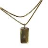 Image 2 : 10KT Gold Star of David 24" Pendant Necklace with Diamond Center -Pendant is 10 x 19mm (Total weight