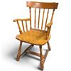Image 1 : Vintage Maple Spindle Back Chair Seat Height is 18"