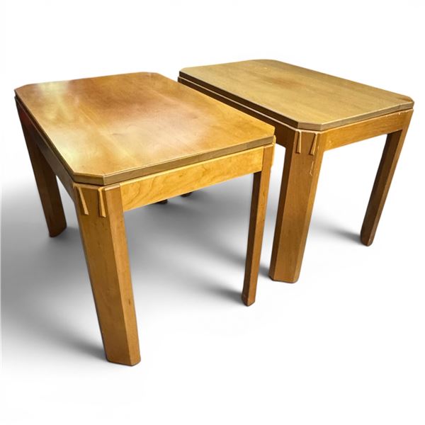 Mid Century Pair of End Tables Matches Lot 538