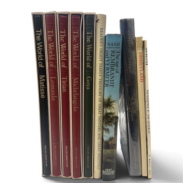 Collection of Mostly Art Books in Coffee Table Format