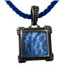 Image 3 : Italian Tagliamonte Sterling Silver Reversible Venetian  Intaglio Glass/ Mother of Pearl Pendant on 