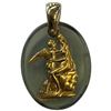 Image 2 : 14K Gold Tagliamonte Venetian Glass Charm (Total weight: 4.6 grams) Charm measures 15 x 25mm - Tagli